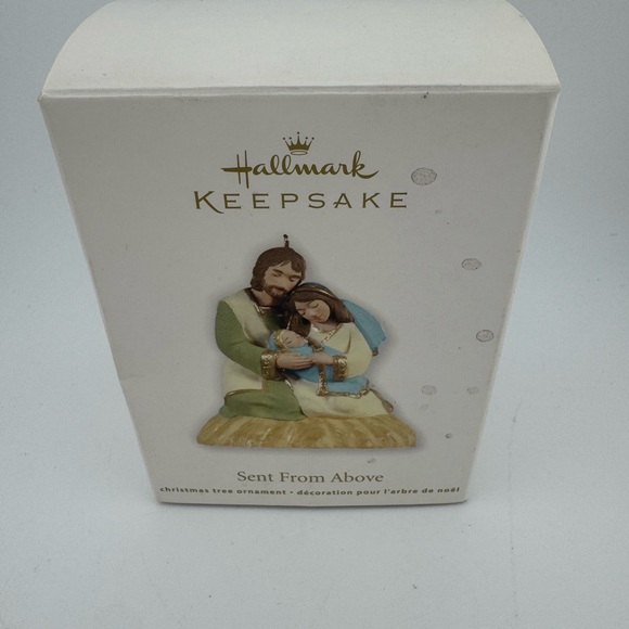 Hallmark 'Sent From Above' Keepsake Card Holy Family - Picture 1 of 3